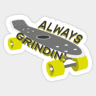 Road Skater - Always Grindin' Sticker